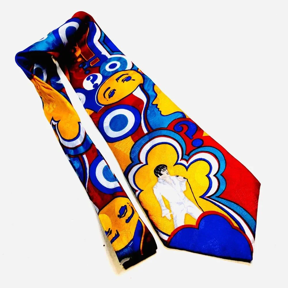 Elvis Presley Superba Suspicious Minds Silk Tie - Picture 1 of 9